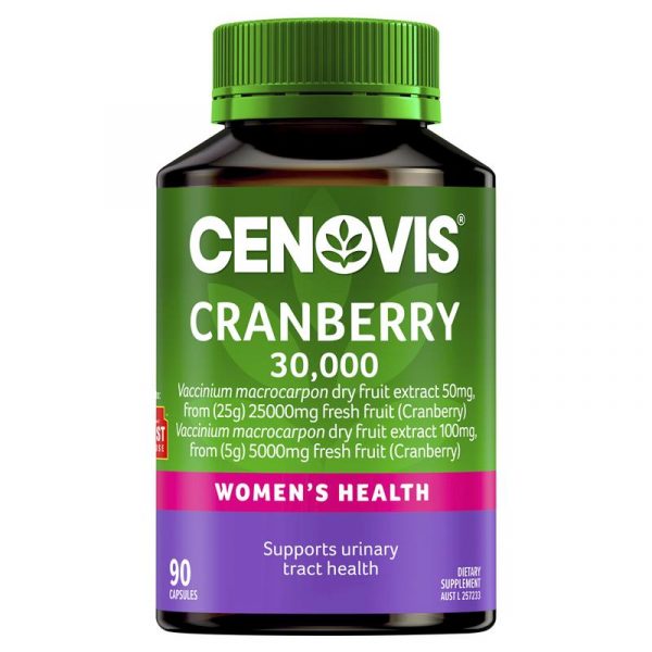 Cenovis Cranberry 30000 for Womens Health 90 Capsules Exclusive Size 1