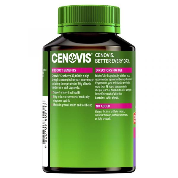 Cenovis Cranberry 30000 for Womens Health 90 Capsules Exclusive Size 2