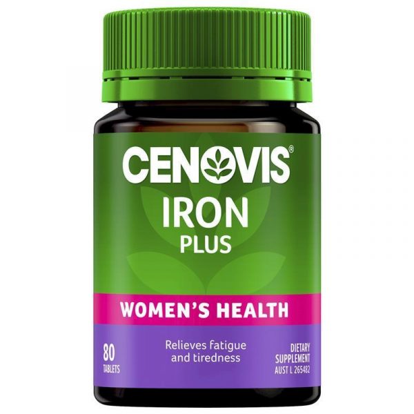 Cenovis Iron Plus for Womens Health Energy 80 Tablets 1