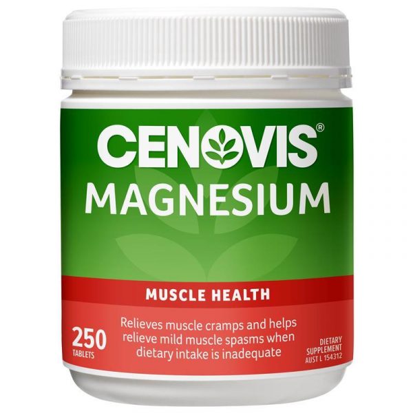 Cenovis Magnesium Muscle Health Supplement 250 Tablets Exclusive Size 1