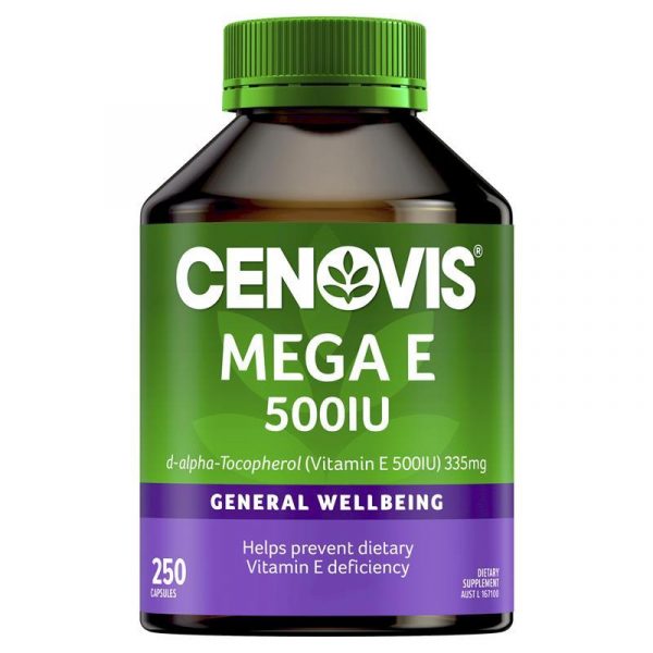 Cenovis Mega Vitamin E 500IU 250 Capsules 1