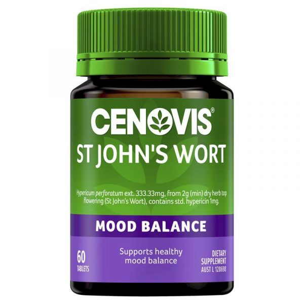 Cenovis St Johns Wort for Healthy Mood Balance 60 Tablets 1