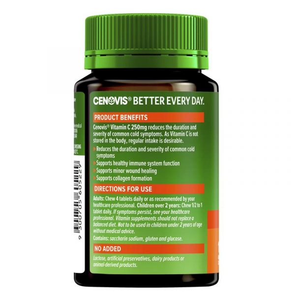 Cenovis Vitamin C 250mg for Immune Support 150 Tablets 2