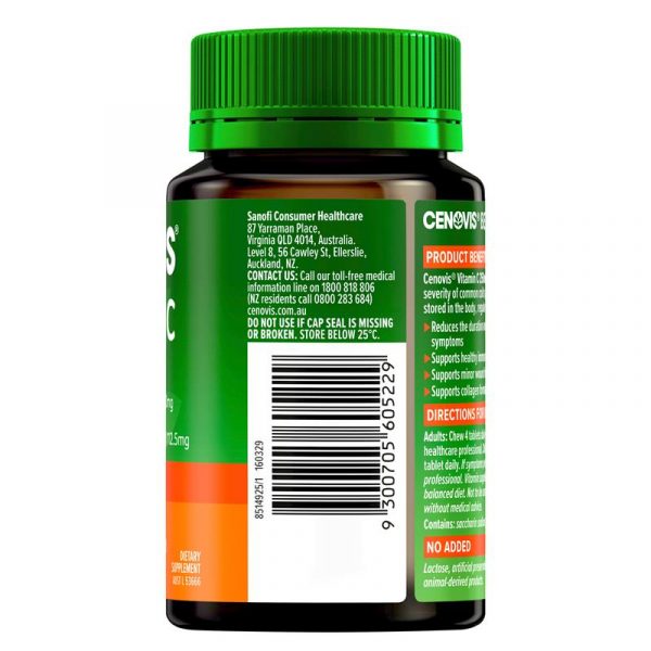 Cenovis Vitamin C 250mg for Immune Support 150 Tablets 3