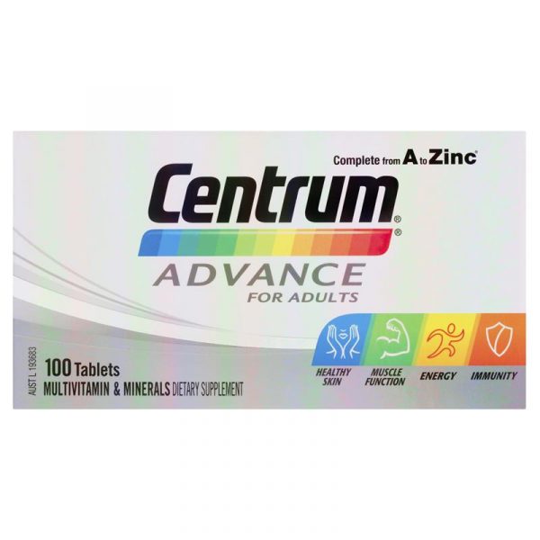 Centrum Advance 100 Tablets 3 rotated