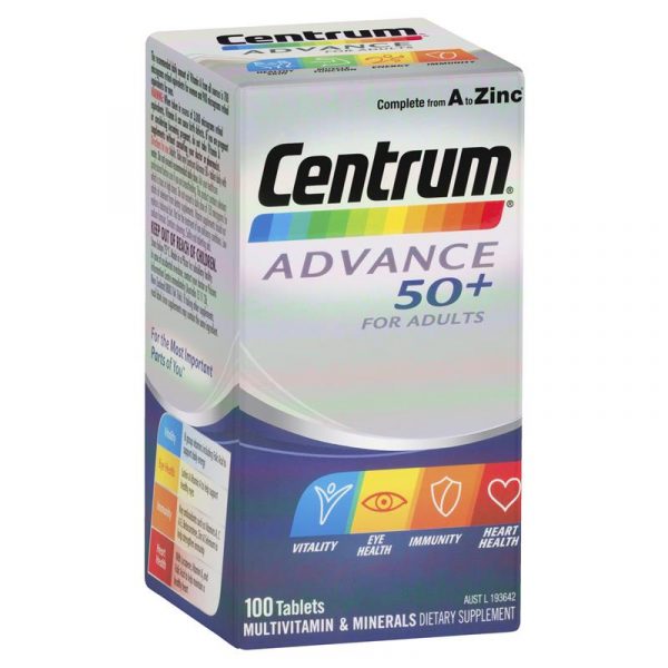 Centrum Advance 50 100 Tablets 1