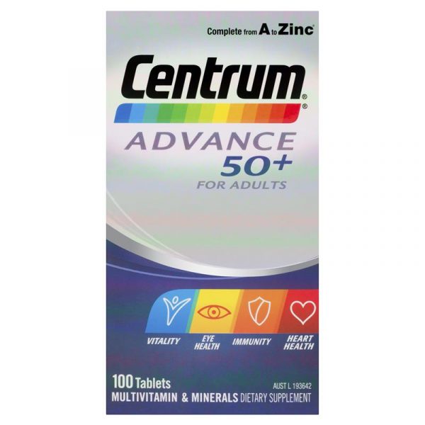 Centrum Advance 50 100 Tablets 5