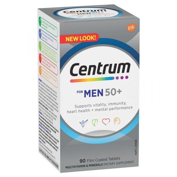 Centrum For Men 50 90 Tablets 1