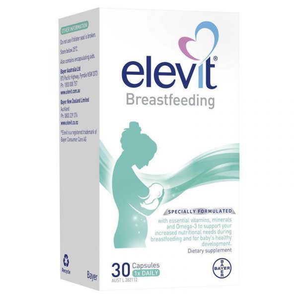 Elevit Breastfeeding Multivitamin Capsules 30 Pack 30 Days