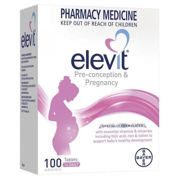 Elevit Pregnancy Multivitamin Tablets 100 Pack (100 Days) (1)