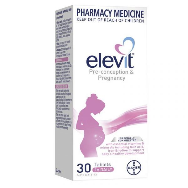 Elevit Pregnancy Multivitamin Tablets 30 pack (30 days) (1)