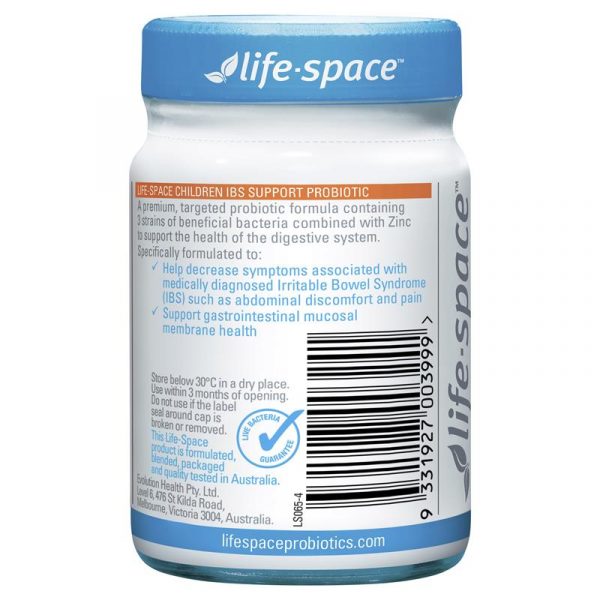 Life Space Childrens IBS Support Probiotic 60g 3