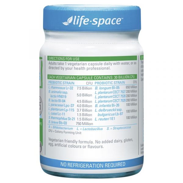 Life Space Probiotic For 60 Years 60 Capsules 3