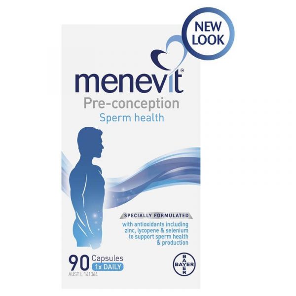 Menevit Pre Conception Sperm Health Capsules 90 pack 90 days 9