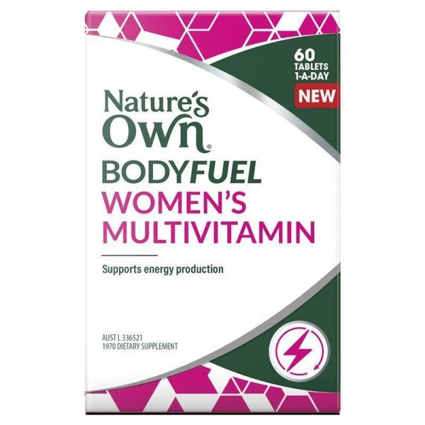 Natures Own Bodyfuel Womens Multivitamin Multi Vitamin for Energy 60 Tablets 1