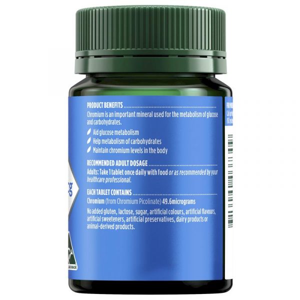 Natures Own Chromium Picolinate 400mcg 200 Tablets 3