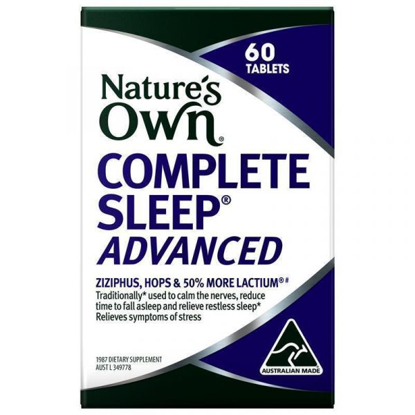 Natures Own Complete Sleep Advanced for Stress Relief 60 Tablets 1