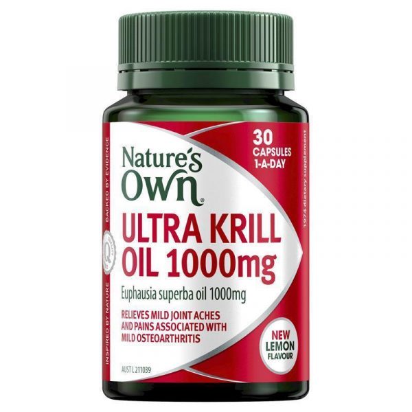 Natures Own Ultra Krill Oil 1000mg 30 Capsules 1