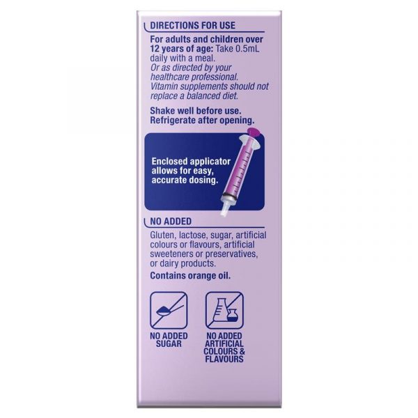 Ostelin Vitamin D 1000IU Liquid - D3 for Bone Health + Immune Support - 50mL - Image 4