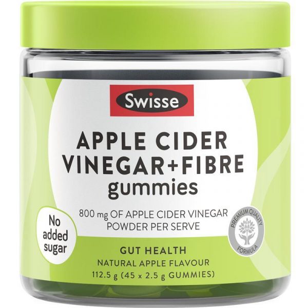 Swisse Apple Cider Vinegar Fibre Gummies 45 Pack 1