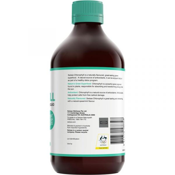 Swisse Chlorophyll Spearmint 500ml 2