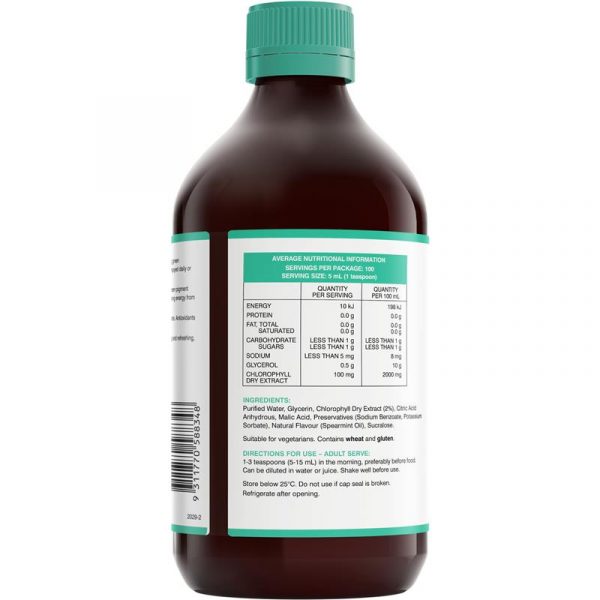 Swisse Chlorophyll Spearmint 500ml 3