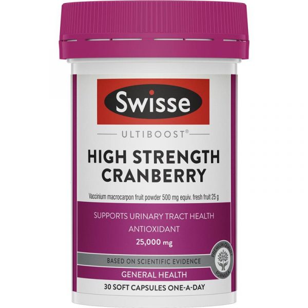 Swisse Cranberry 25000mg 30 Capsules 1