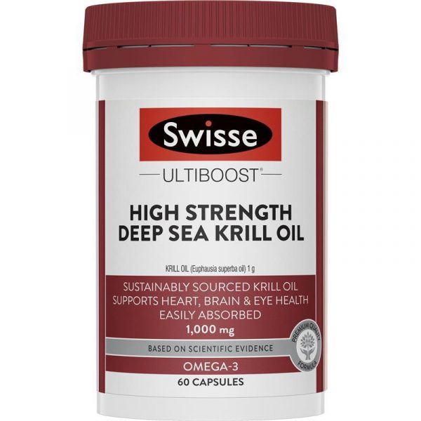 Swisse Deep Sea Krill Oil 1000mg 60 Capsules Exclusive Size 1