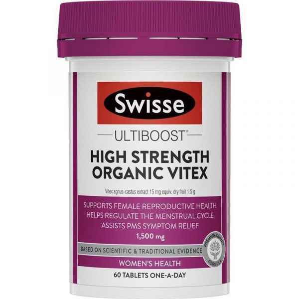 Swisse Organic Vitex 1500mg 60 Tablets 1