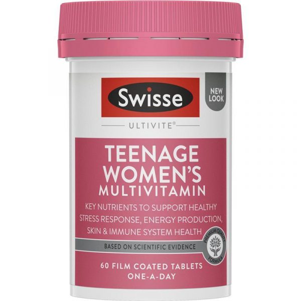 Swisse Teenage Ultivite Womens Multivitamin 60 Tablets 1