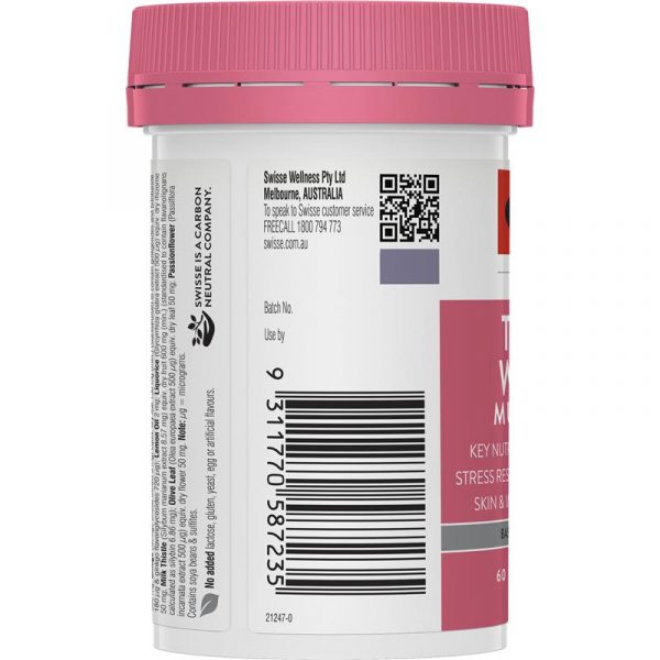 Swisse Teenage Ultivite Womens Multivitamin 60 Tablets 5