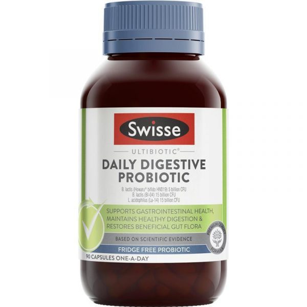 Swisse Ultibiotic Daily Digestive Probiotic 90 Capsules 1