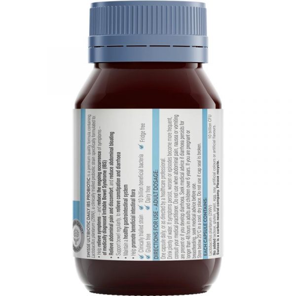 Swisse Ultibiotic Daily IBS Probiotic - Image 2