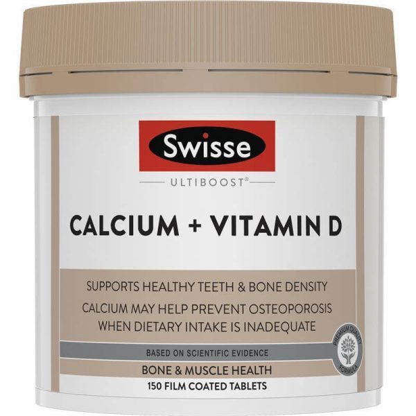 Swisse Ultiboost Calcium Vitamin D 150 Tablets 1