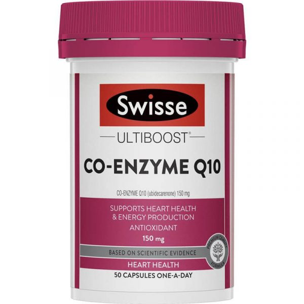 Swisse Ultiboost Co Enzyme Q10 150mg 50 Capsules 1