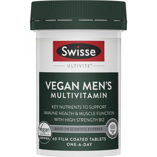 Swisse Vegan Mens Ultivite 60 Tablets 1