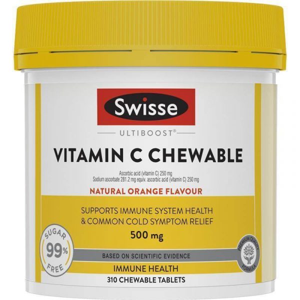 Swisse Vitamin C 500mg 310 Chewable Tablets