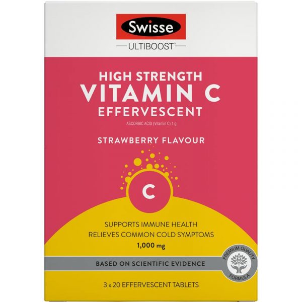 Swisse Vitamin C 60 Effervescent Tablets 4