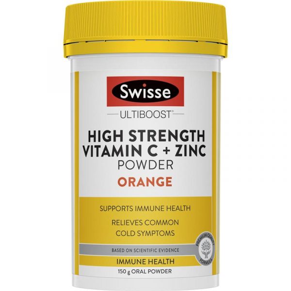 Swisse Vitamin C Zinc Powder Orange 150g 1