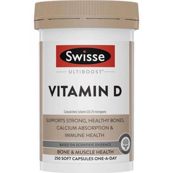 Swisse Vitamin D 250 Capsules 1