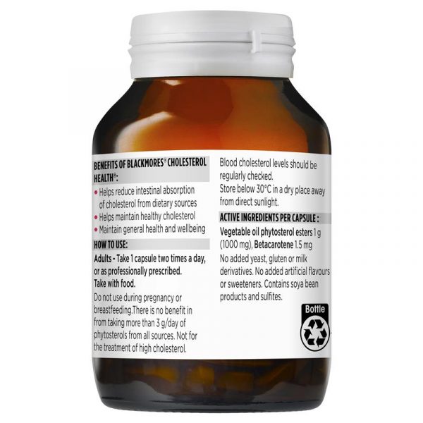 Blackmores Cholesterol Health Vitamin 60 Tablets 3