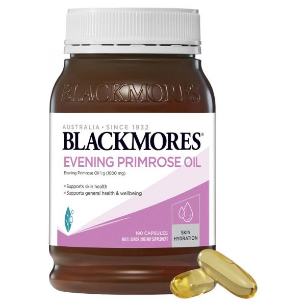 Blackmores Evening Primrose Oil Skin Health Vitamin 190 Capsules 1