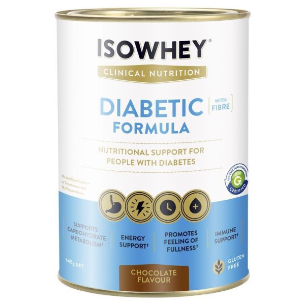 IsoWhey Clinical Nutrition Diabetic Formula Chocolate 640g 1