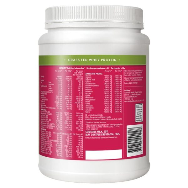 IsoWhey Complete Strawberry Smoothie 672g 3