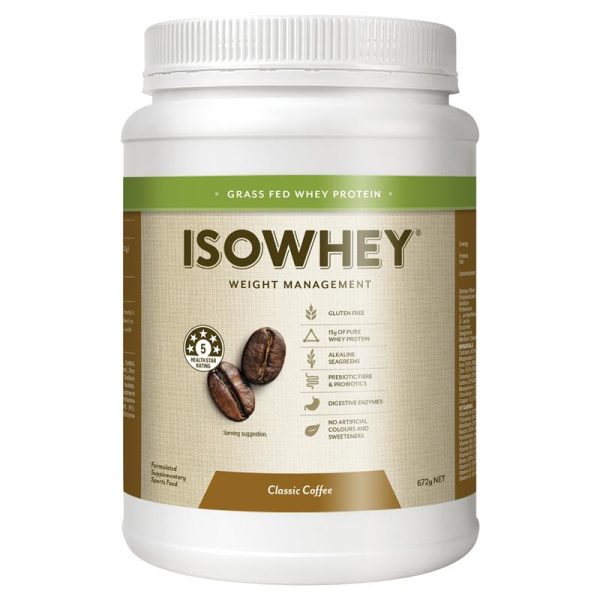 IsoWhey Weight Management Complete Classic Coffee 672g 1