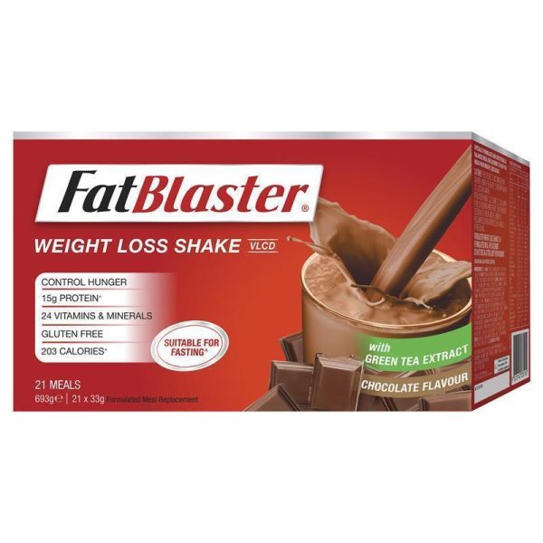 Naturopathica Fatblaster Weight Loss Shake Chocolate 21 x 33g Sachets 4