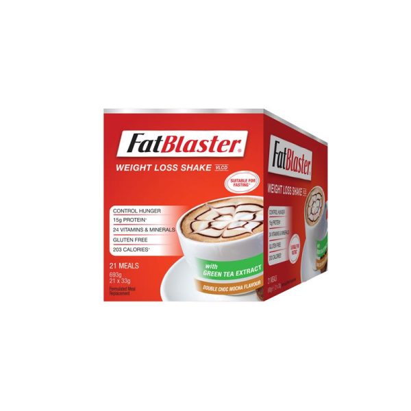 Naturopathica Fatblaster Weight Loss Shake Mocha 21 x 33g Sachets 2