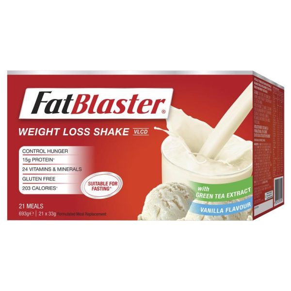 Naturopathica Fatblaster Weight Loss Shake Vanilla 21 x 33g Sachets 1