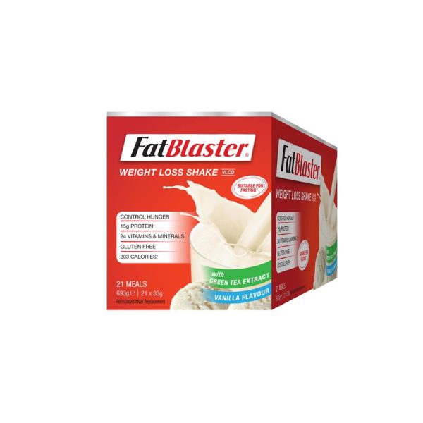 Naturopathica Fatblaster Weight Loss Shake Vanilla 21 x 33g Sachets 2