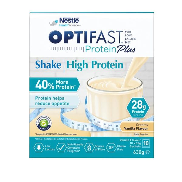 Optifast Protein Plus Shake Vanilla 63g x 10 Sachets 2